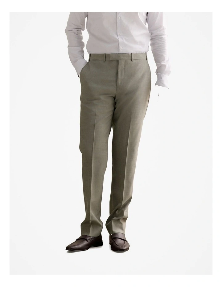 Italian Wool Pant in Cement image 1