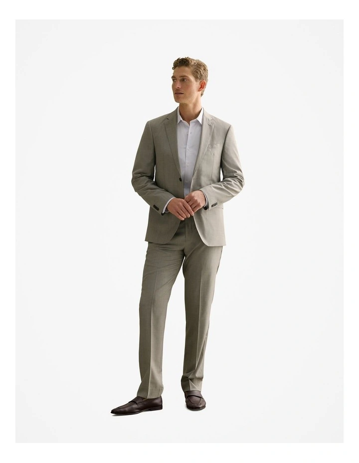 Italian Wool Pant in Cement image 5