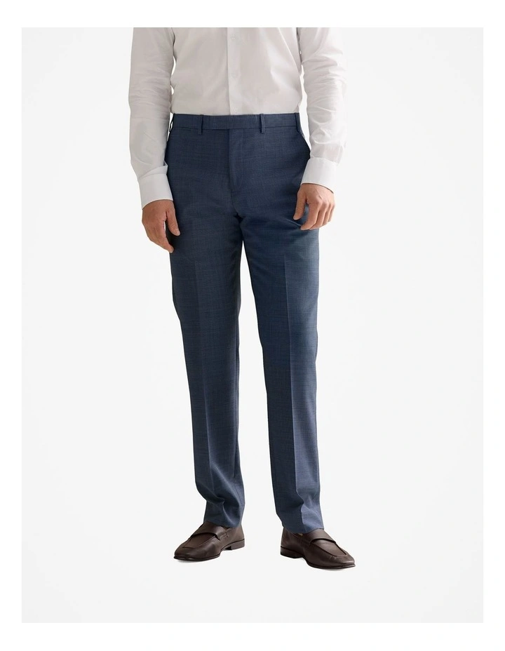 Italian Wool Pant in Royal Navy image 1