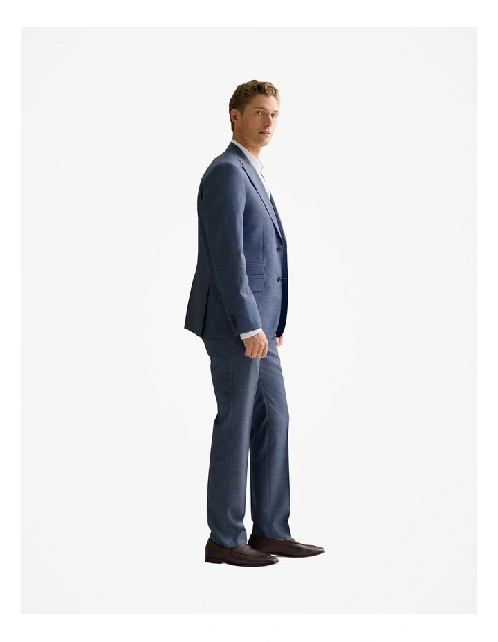 Italian Wool Pant in Royal Navy image 5