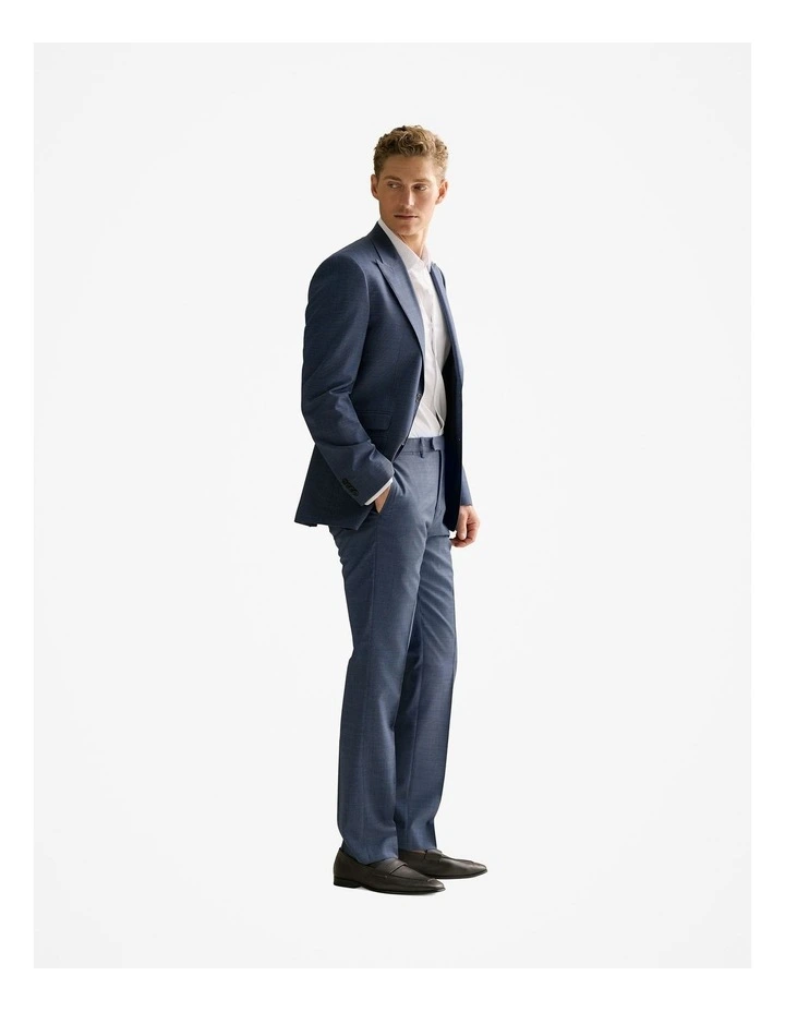 Tailored Fit Yarn Dyed Cotton Smart Shirt in White image 5