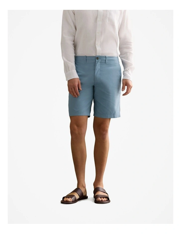Riviera Basketweave Short in Steel Blue image 1