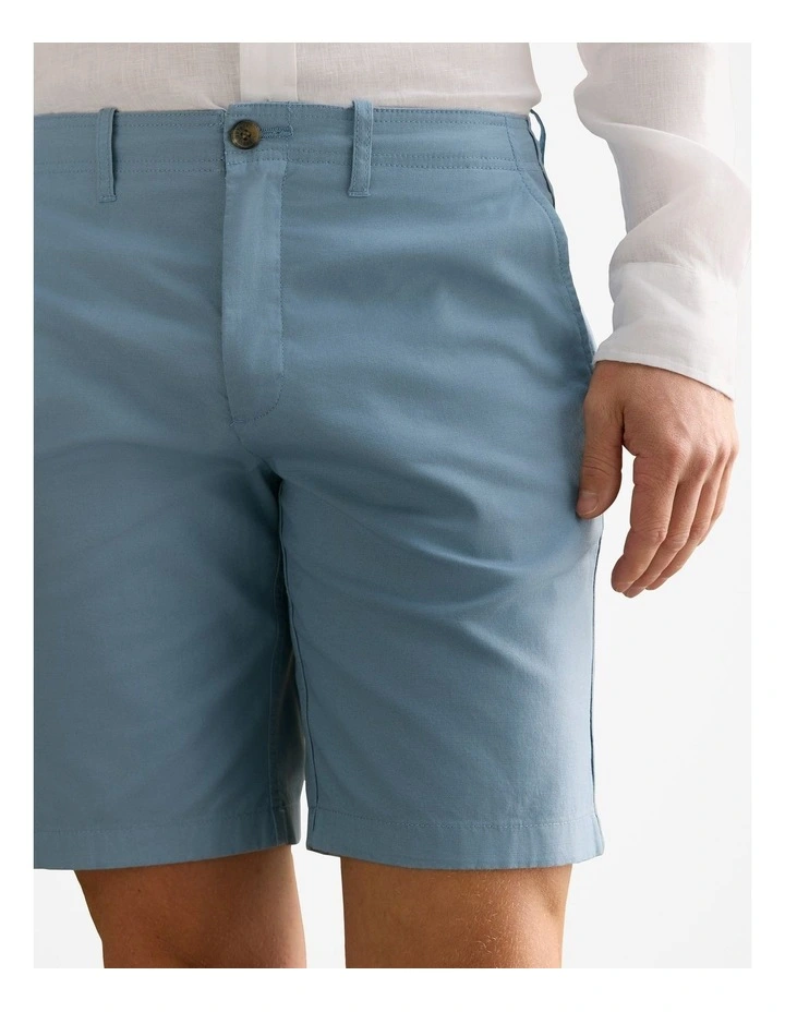 Riviera Basketweave Short in Steel Blue image 3