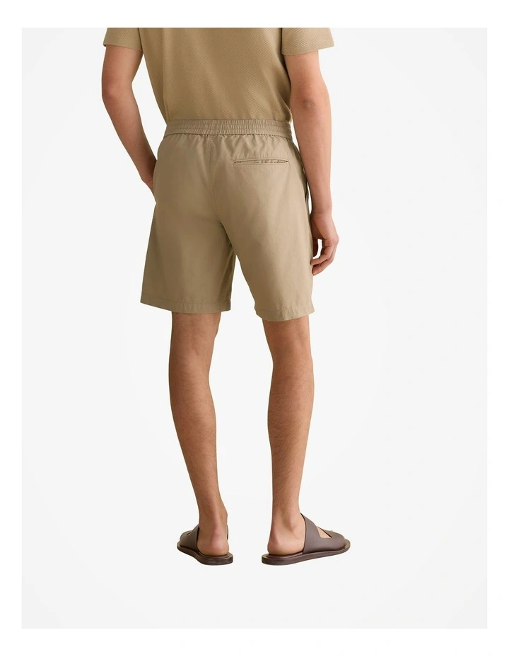 Organically Grown Cotton Twill Pull On Short in Barley image 4