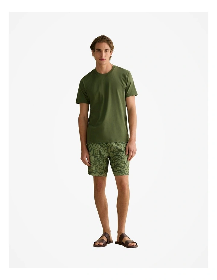 Floral Swim Short in Ivy image 2
