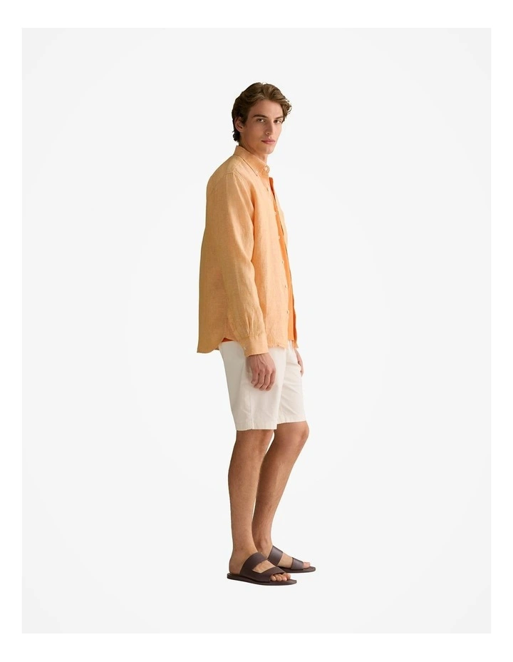 Organically Grown Cotton Crew T-shirt in Rich Orange image 5