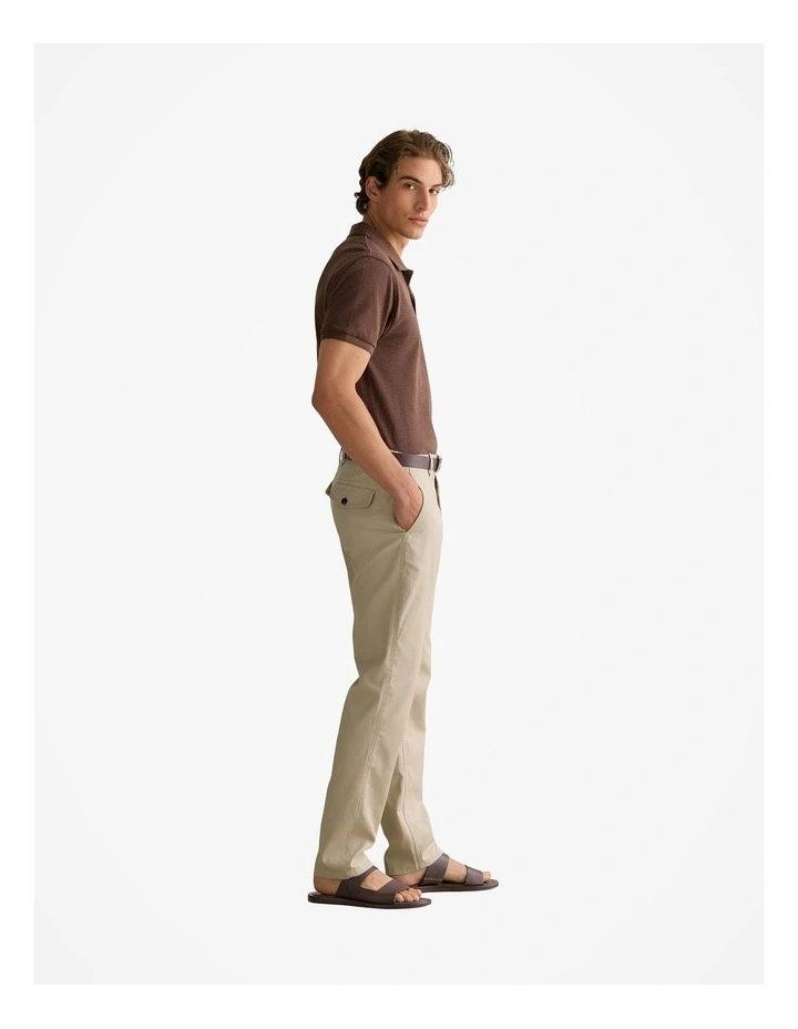 Classic Pique Marle Monogram Polo in Chocolate Marle image 5