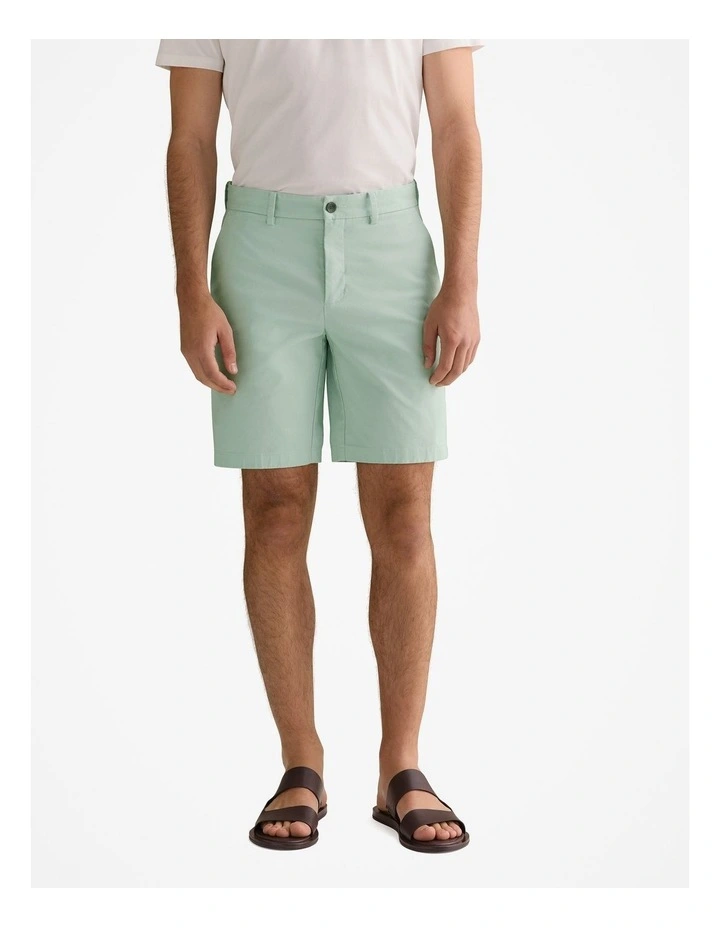 Cotton Twill Chino Short in Arctic Blue image 1