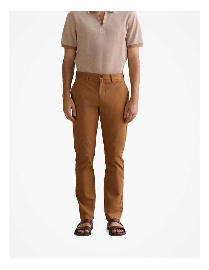Regular Fit Modern Chino Pant in Latte image 1