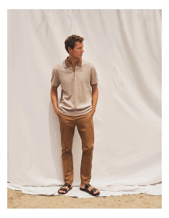 Regular Fit Modern Chino Pant in Latte image 2