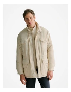 Longline Technical Field Jacket in Fawn