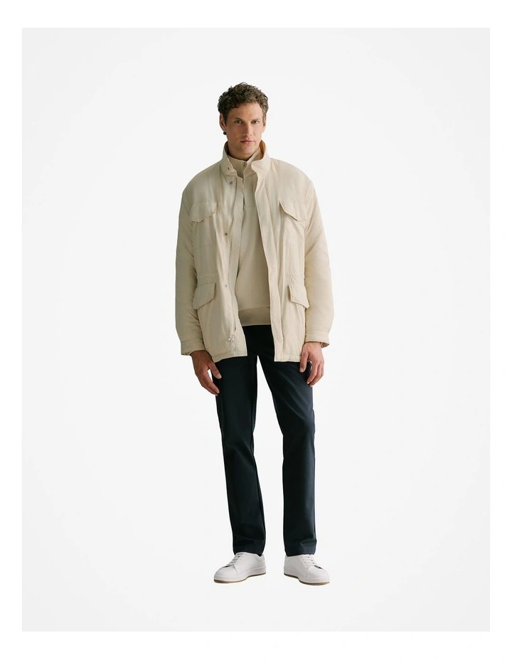 Longline Technical Field Jacket in Fawn image 2
