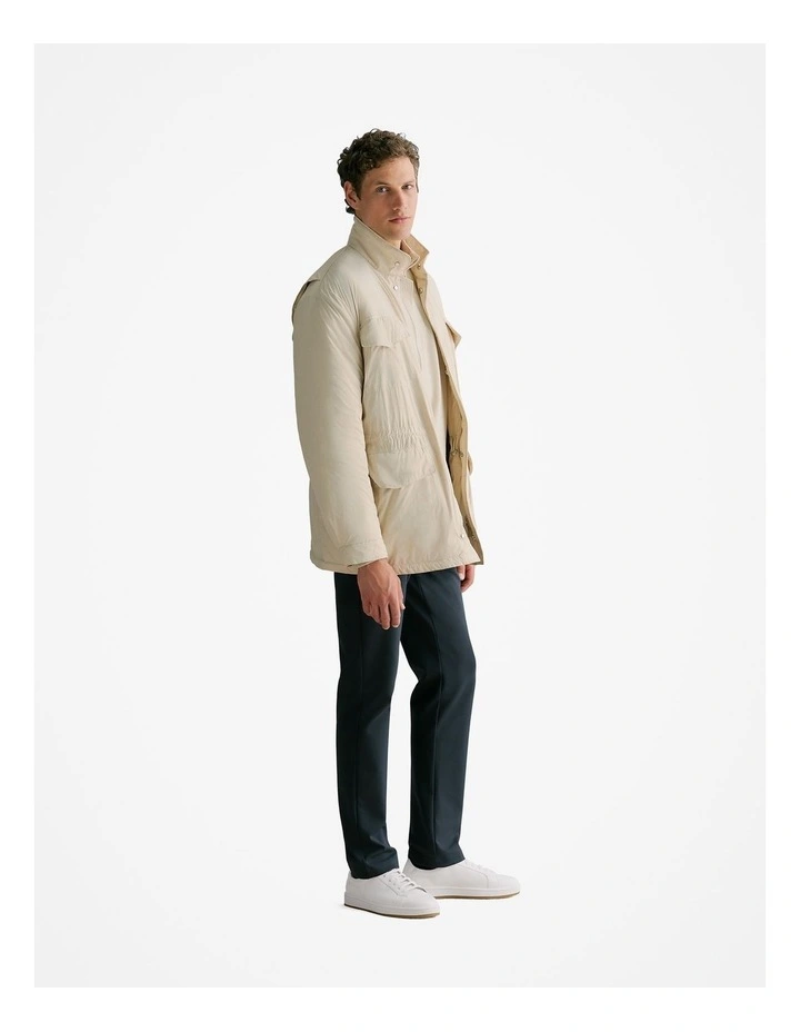 Longline Technical Field Jacket in Fawn image 4