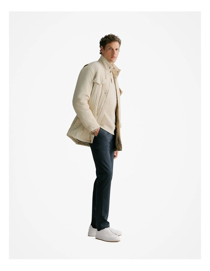 Longline Technical Field Jacket in Fawn image 6