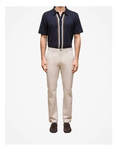 Regular Fit Modern Chino Pant in Stone