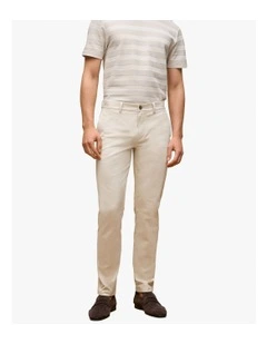 Regular Fit Modern Chino Pant in Stone
