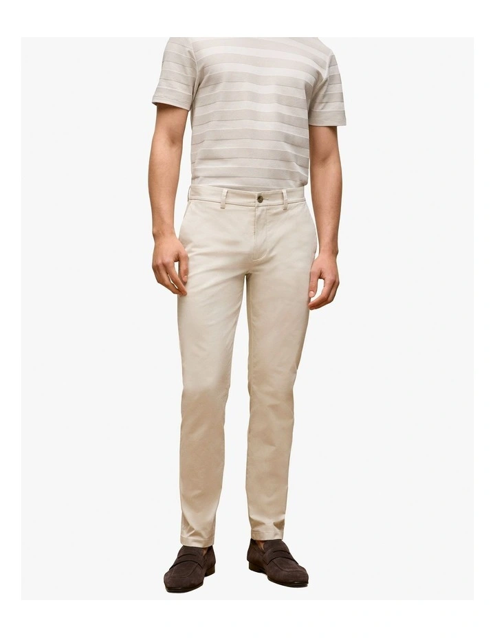 Regular Fit Modern Chino Pant in Stone image 1