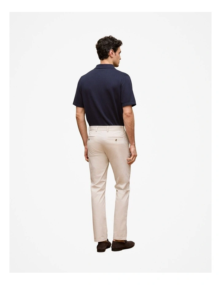Regular Fit Modern Chino Pant in Stone image 2
