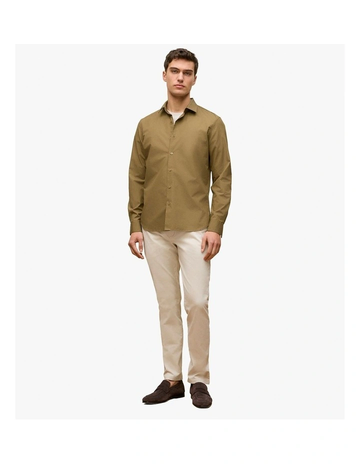 Regular Fit Modern Chino Pant in Stone image 2