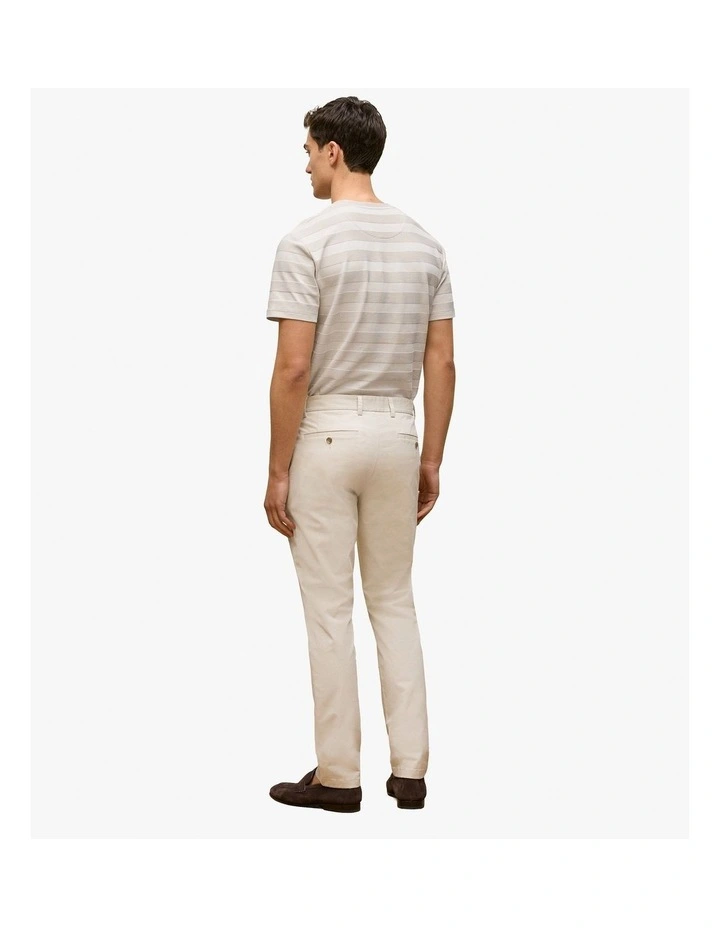 Regular Fit Modern Chino Pant in Stone image 4