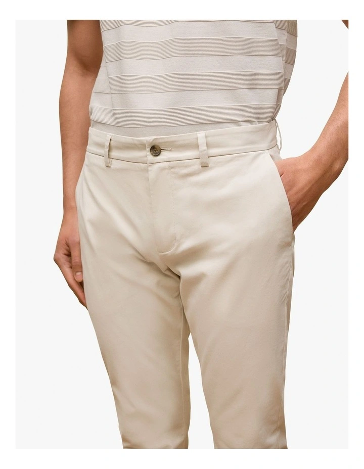 Slim Fit Chino Pant in Stone image 4
