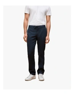 Soft Drawcord Chino in Navy
