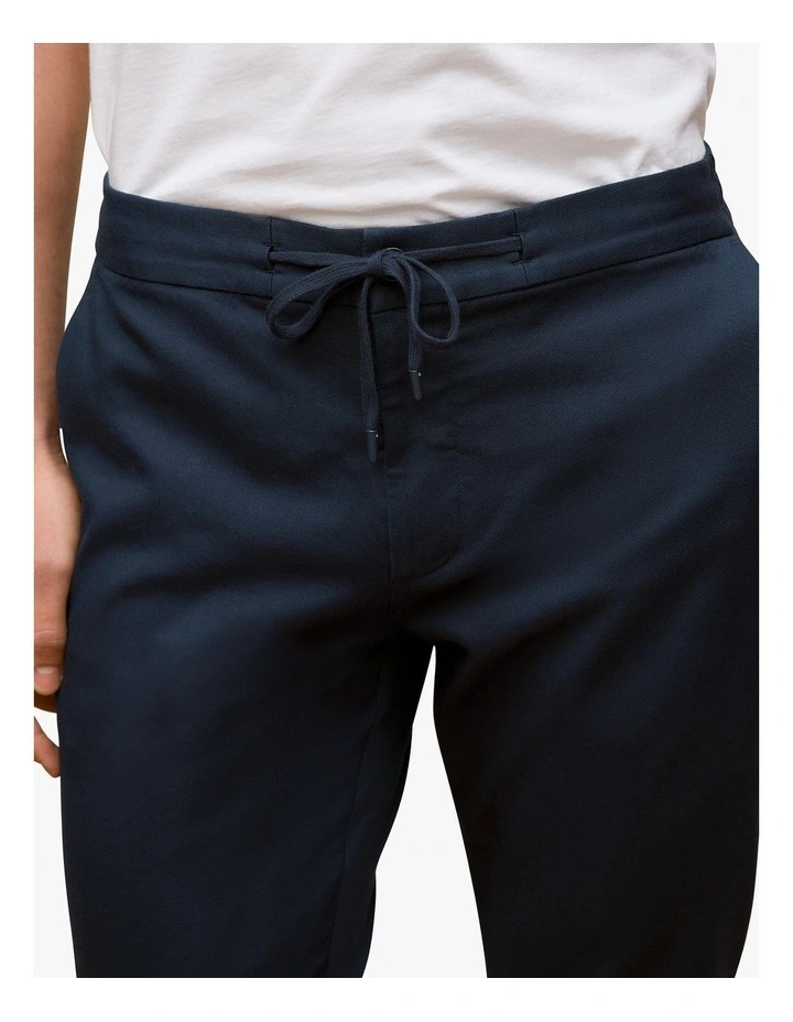Soft Drawcord Chino in Navy image 4
