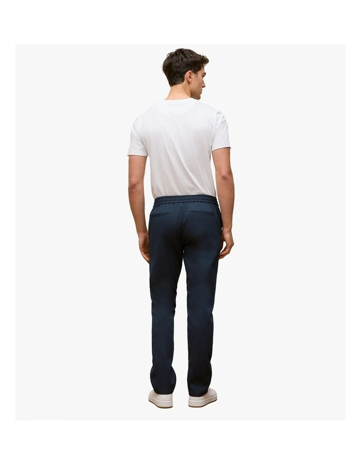Soft Drawcord Chino in Navy image 5