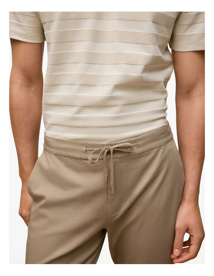 Soft Drawcord Chino in Clove image 4