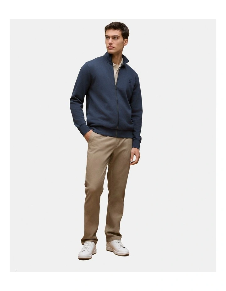 Pique Marle Monogram Polo in Stone image 3