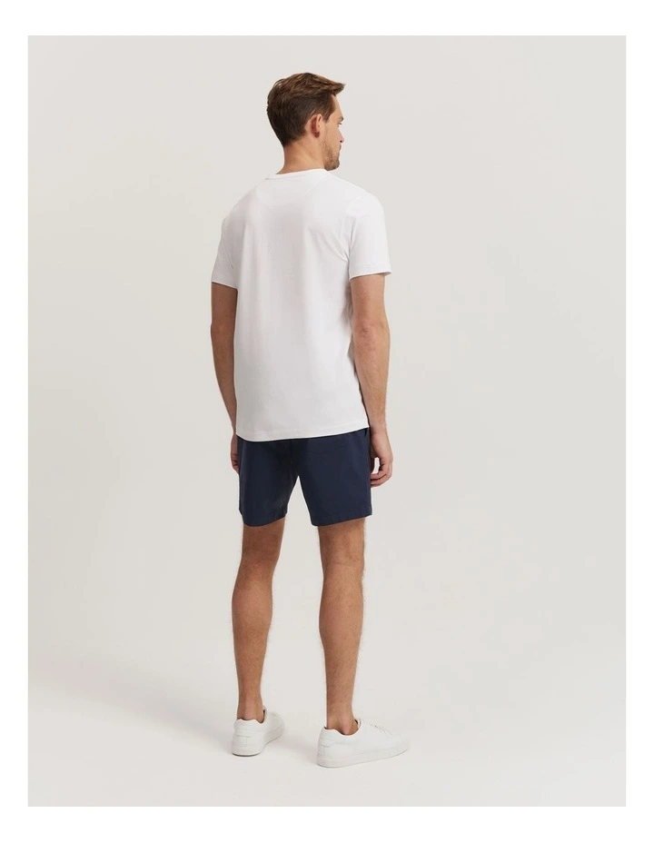 Verified Australian Cotton Heritage Logo T-shirt in River Blue image 4