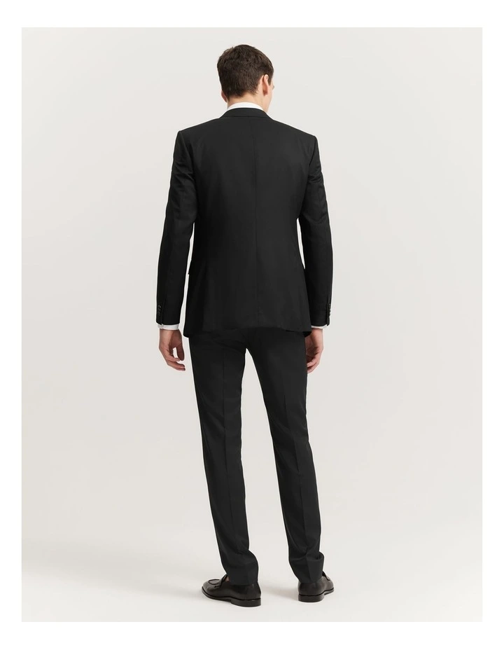 Slim Fit Travel Jacket in Black image 5