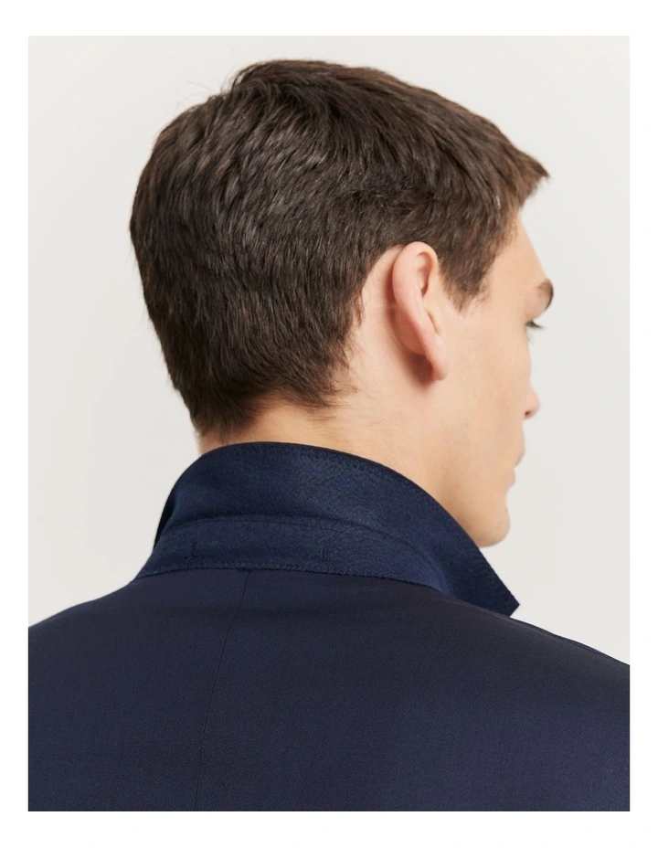 Slim Fit Travel Jacket in Navy image 3