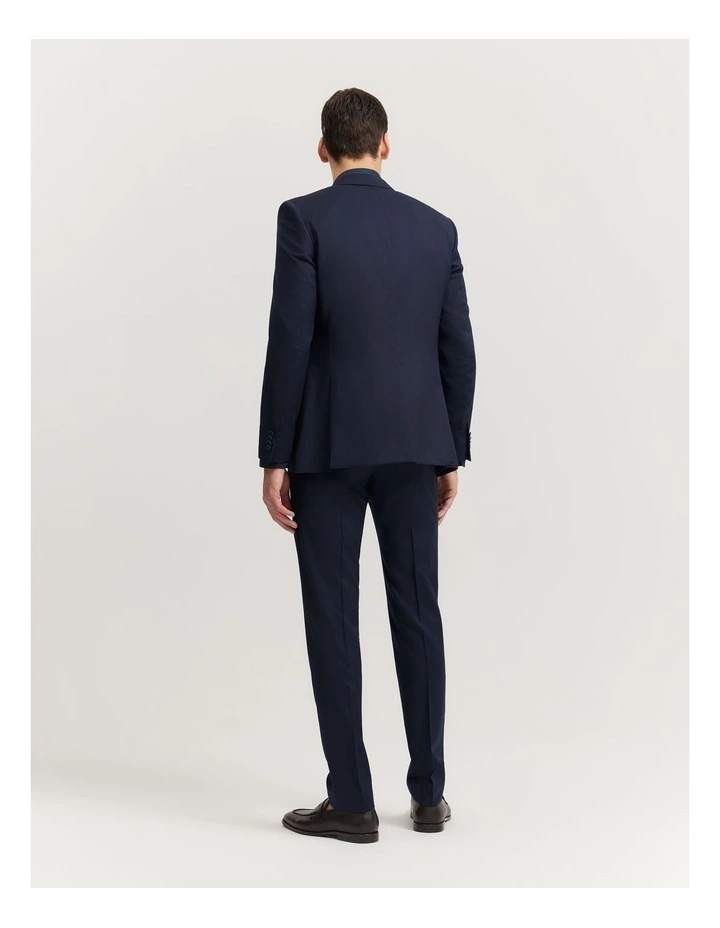 Slim Fit Travel Jacket in Navy image 5