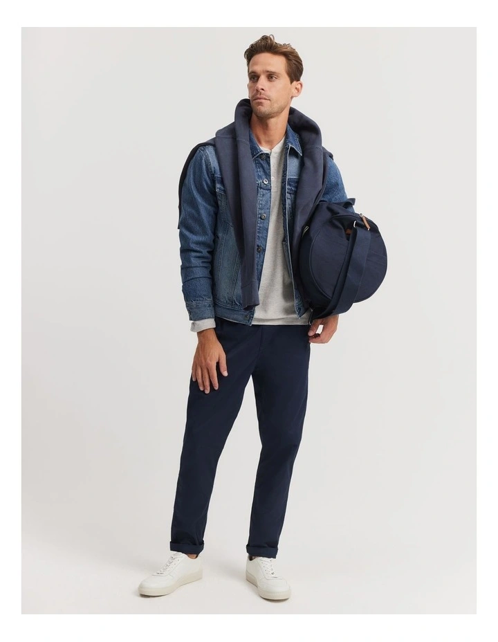 Light Wash Denim Jacket in Denim image 4