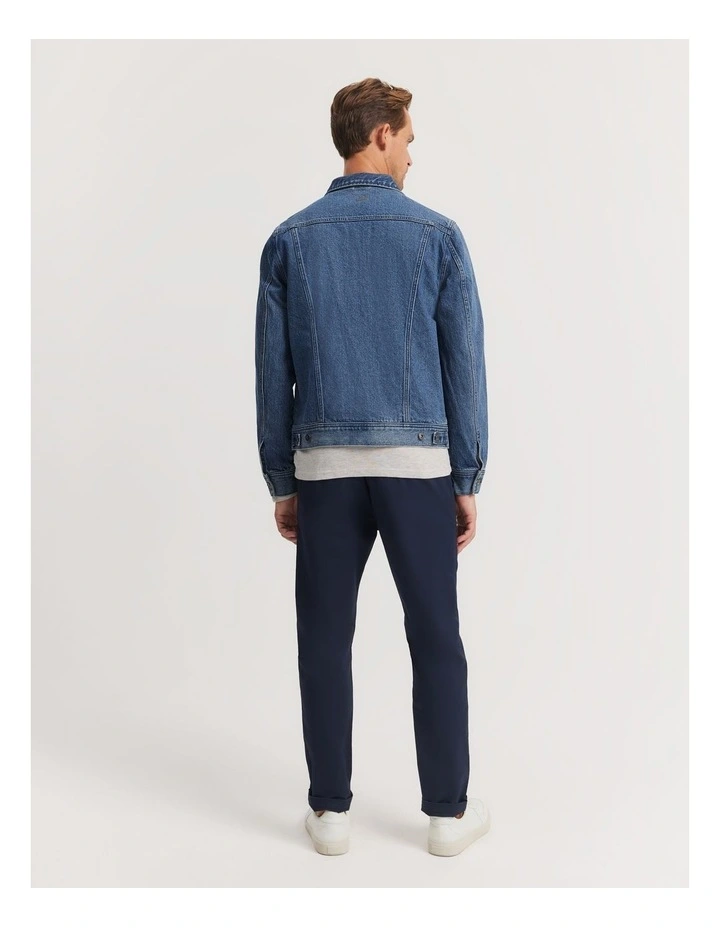 Light Wash Denim Jacket in Denim image 5