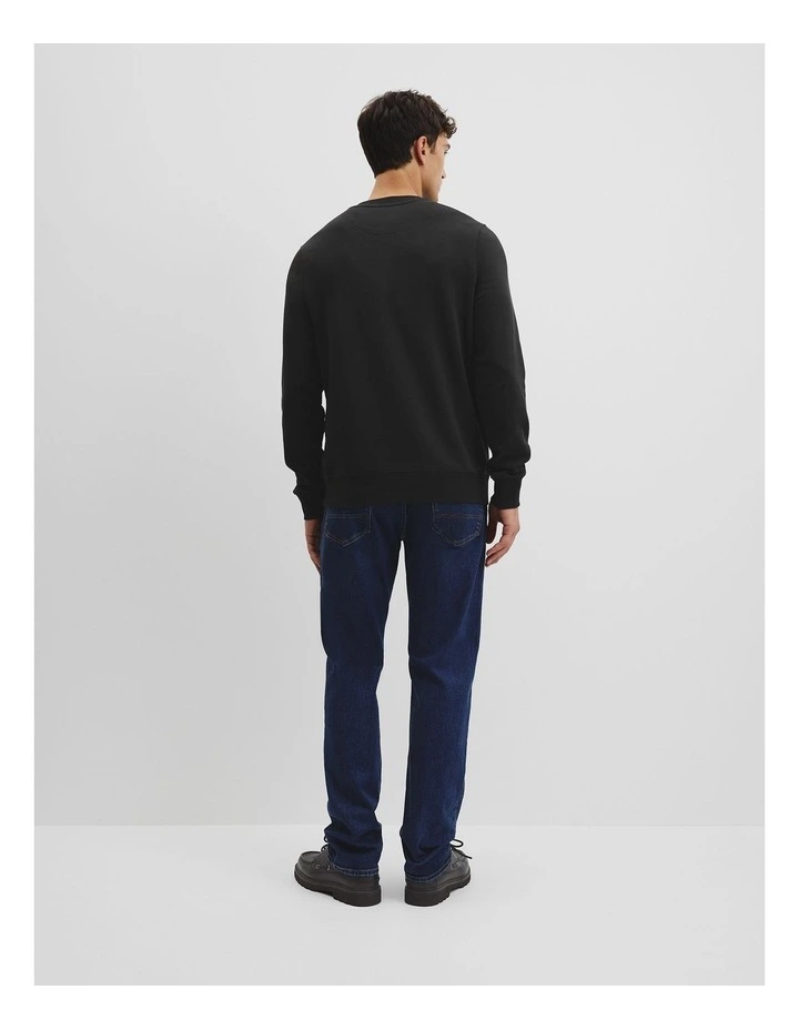 Australian Cotton Heritage Sweat in Black image 4