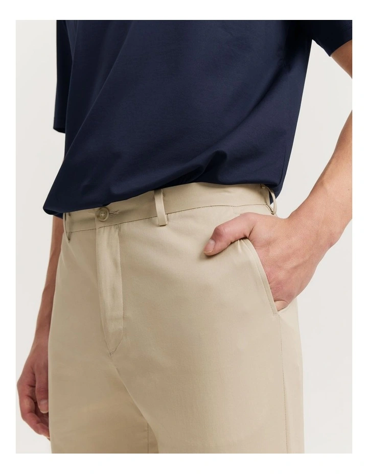 Slim Fit Cotton Stretch Pant in Clay image 2