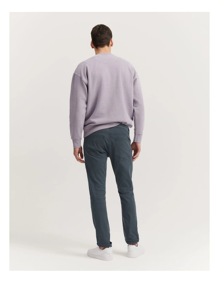 Oversized Vintage Wash Sweat in Mauve image 4