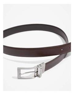 Australian Made Reversible Belt in Chocolate
