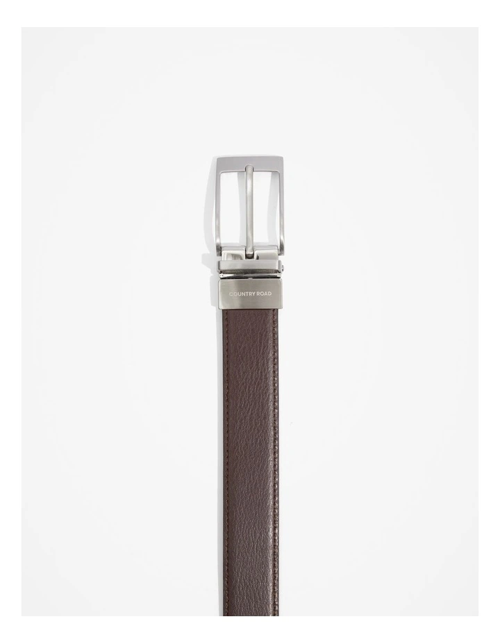 Australian Made Reversible Belt in Chocolate image 2