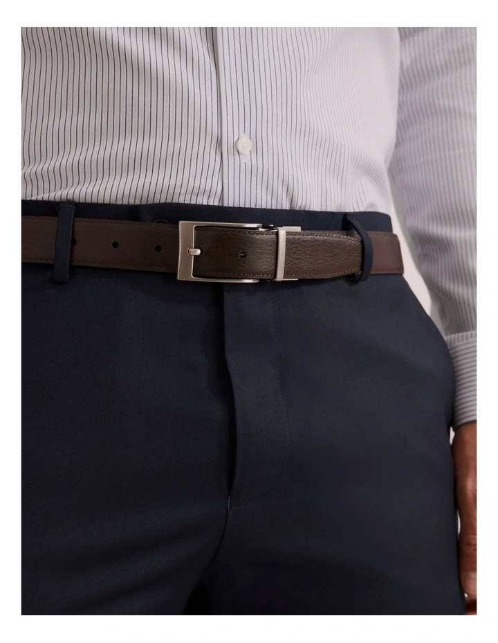 Australian Made Reversible Belt in Chocolate image 3