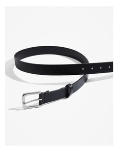 Leather Chino Belt in Black