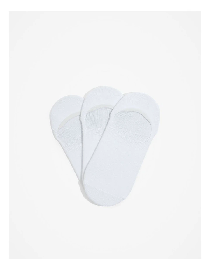 No Show Sock 2 Pack in White image 1