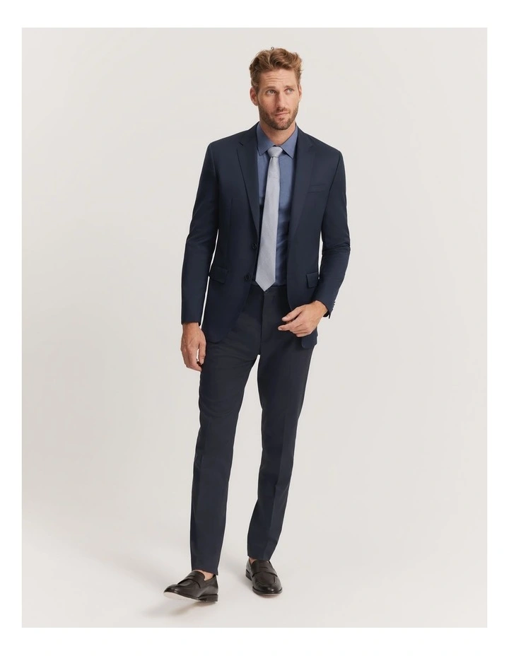 Puppytooth Tie in Mid Blue image 2
