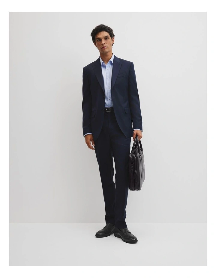 Slim Fit Textured Travel Shirt in Light Blue image 2