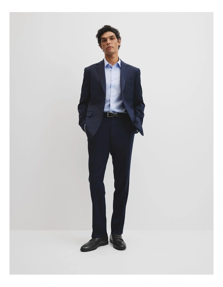 Regular Fit Textured Travel Shirt in Light Blue image 2