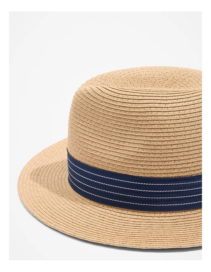 Classic Panama Hat in Natural image 3