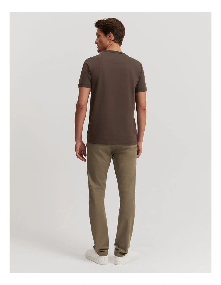 Verified Australian Cotton Heritage T-shirt in Dark Brown image 4