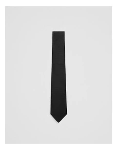 Silk Textured Tie in Black